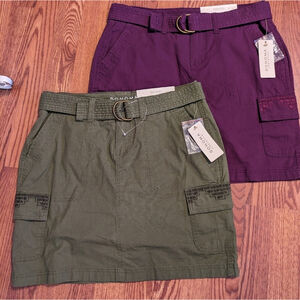 NWT 2 Sonoma Mini Skirts, modern fit both size 4